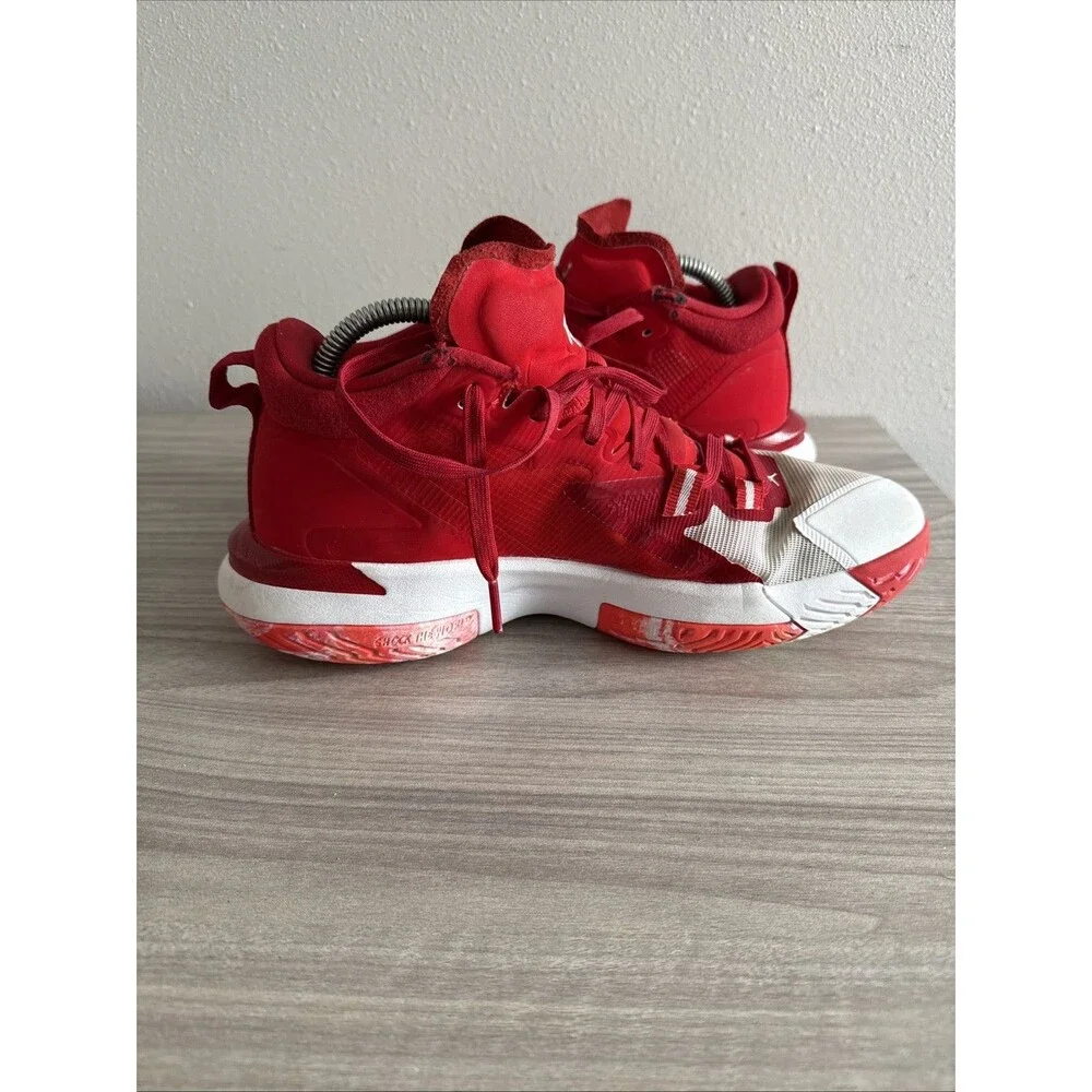 Size 9 - Jordan Zion 1 TB University Red Men’s Basketball Sneakers‎ Shoes